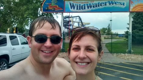 The two of us at WIld Water West